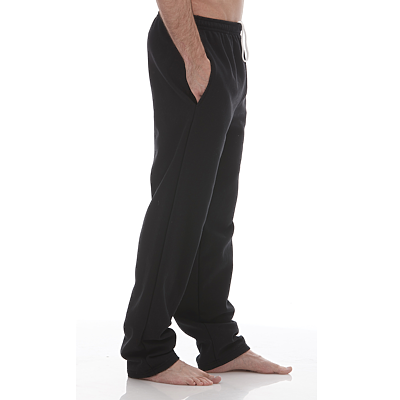 Mens open leg sweatpants sales