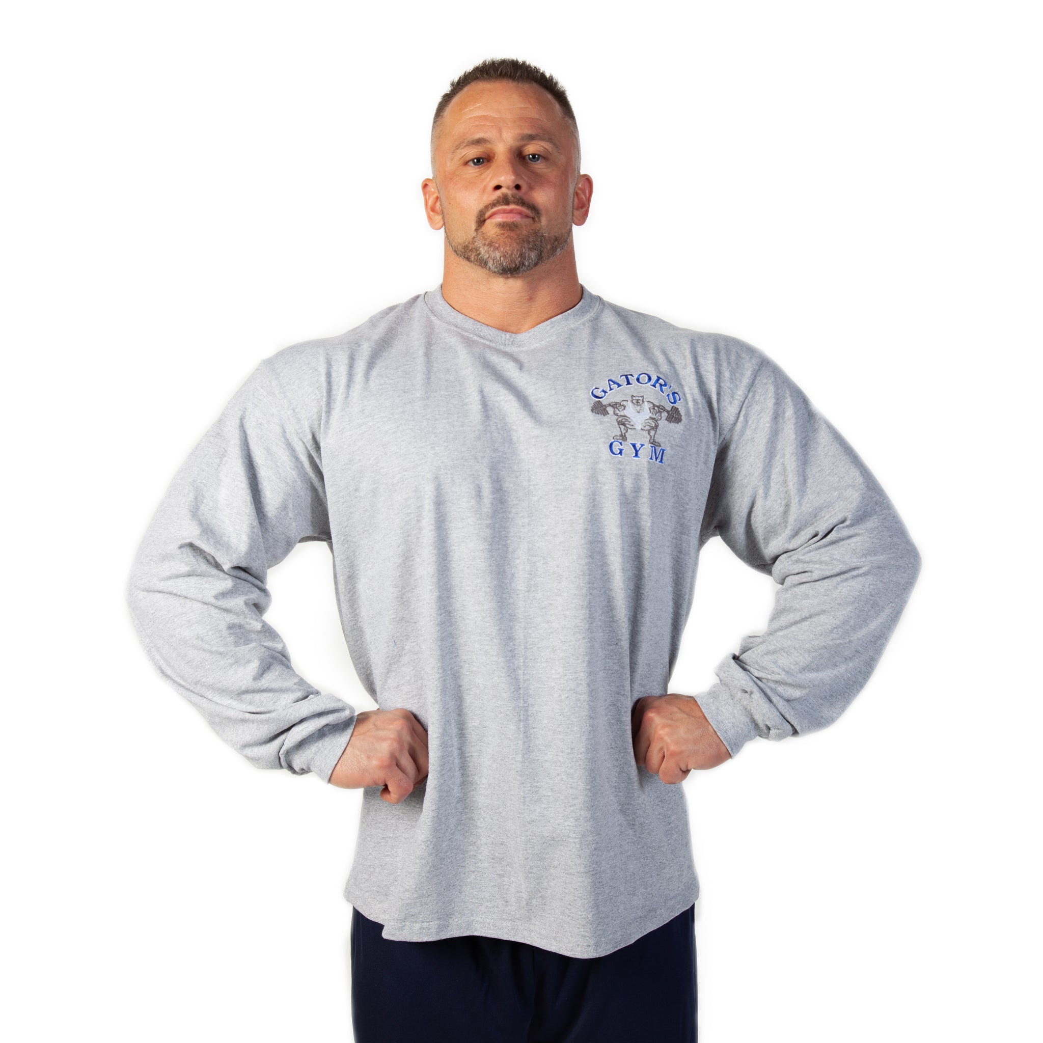Long sleeve embroidered T-shirt – Gators Gym