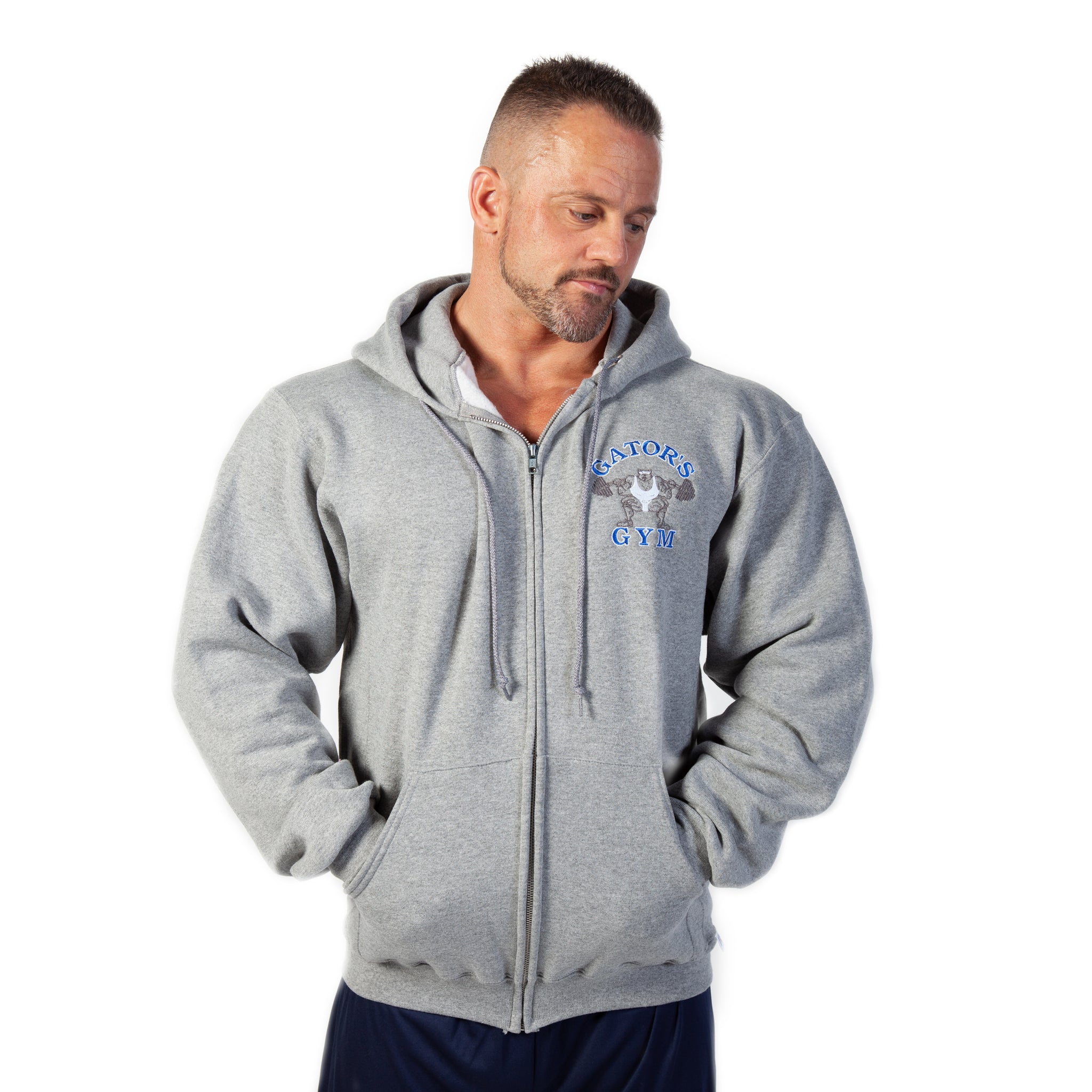 Zip up clearance gym hoodie